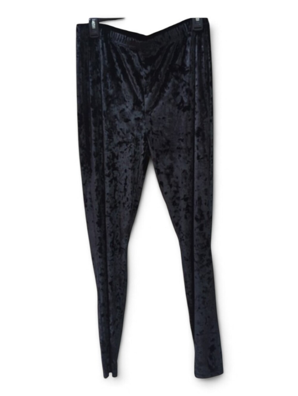 Torrid, black crushed velvet leggings. Size 1 X
